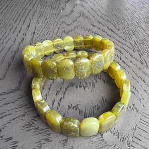 (ONE) Xiuyan jade soft bangle 7.5’